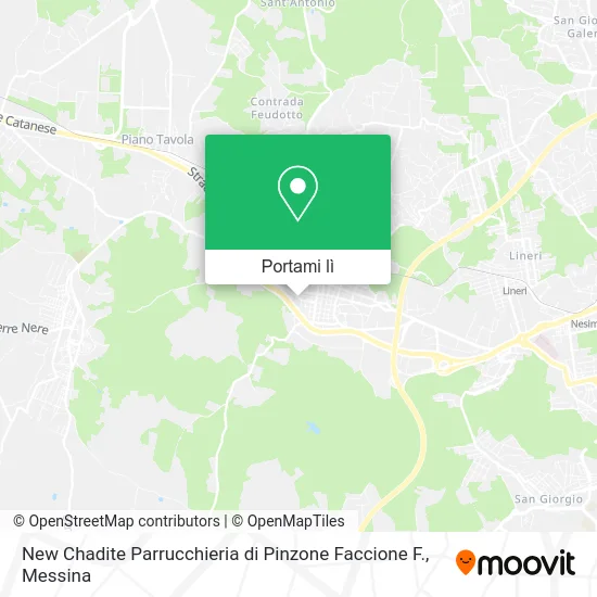 Mappa New Chadite Parrucchieria di Pinzone Faccione F.