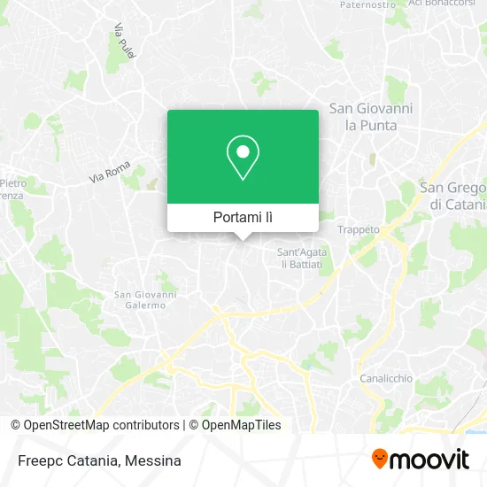 Mappa Freepc Catania
