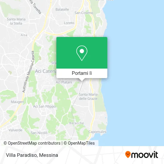 Mappa Villa Paradiso