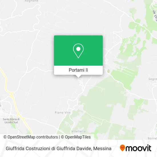 Mappa Giuffrida Costruzioni di Giuffrida Davide