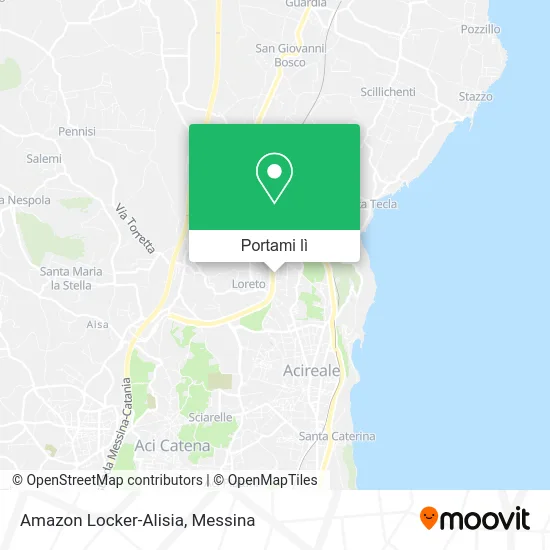 Mappa Amazon Locker-Alisia