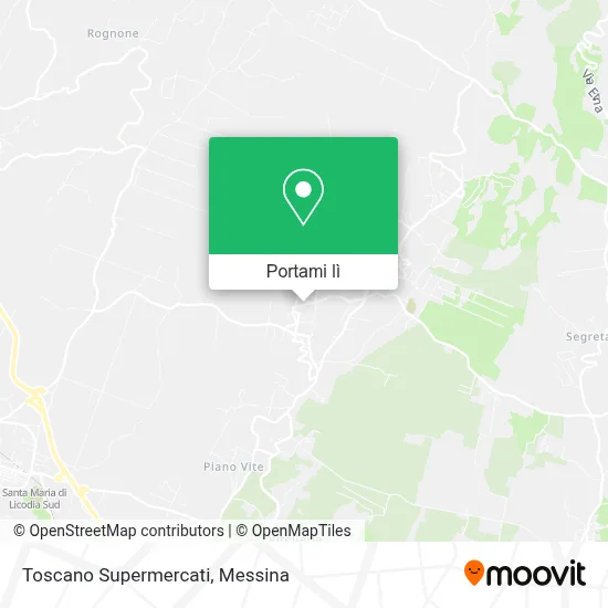 Mappa Toscano Supermercati