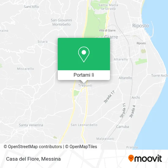 Mappa Casa del Fiore