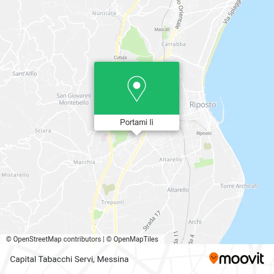 Mappa Capital Tabacchi Servi