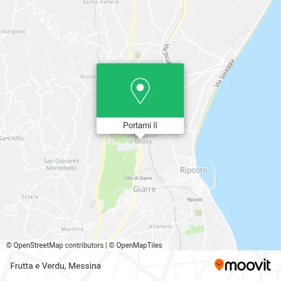 Mappa Frutta e Verdu