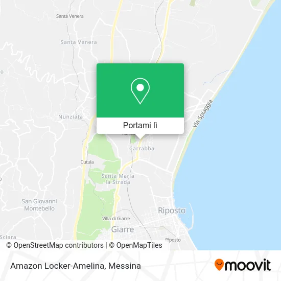 Mappa Amazon Locker-Amelina