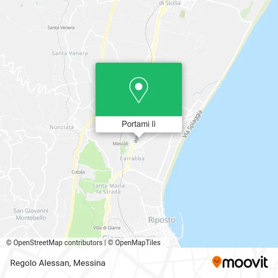 Mappa Regolo Alessan