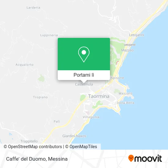 Mappa Caffe' del Duomo