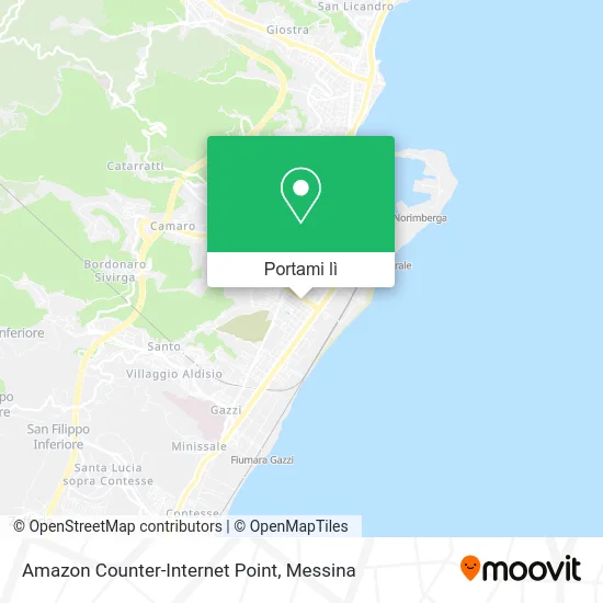 Mappa Amazon Counter-Internet Point