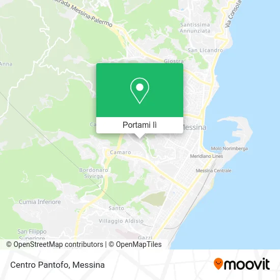 Mappa Centro Pantofo