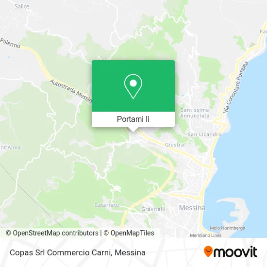 Mappa Copas Srl Commercio Carni
