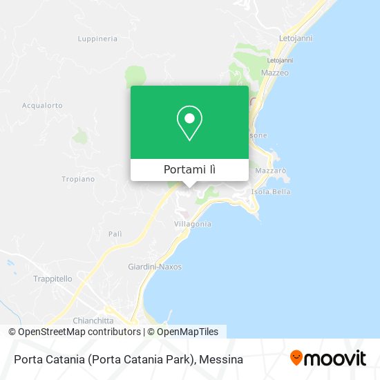 Mappa Porta Catania (Porta Catania Park)