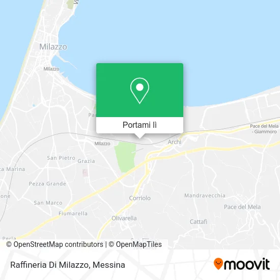 Mappa Raffineria Di Milazzo