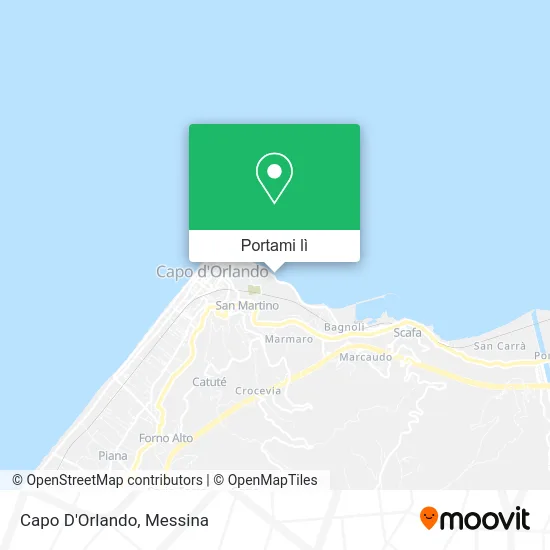 Mappa Capo D'Orlando