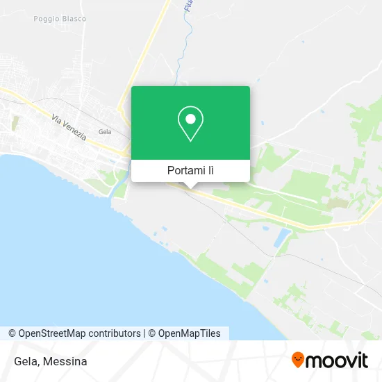 Mappa Gela