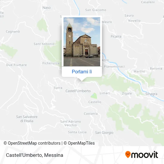 Mappa Castell'Umberto