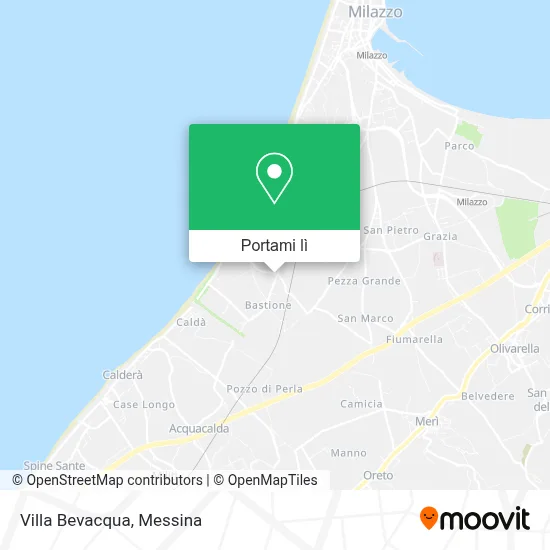 Mappa Villa Bevacqua