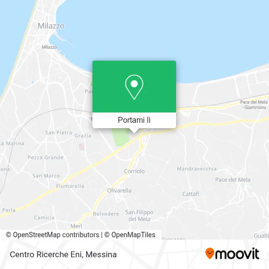 Mappa Centro Ricerche Eni