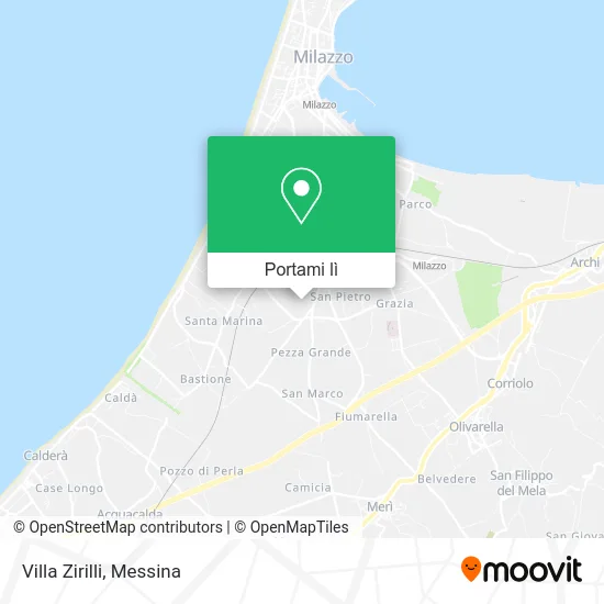Mappa Villa Zirilli