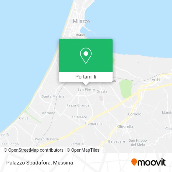 Mappa Palazzo Spadafora