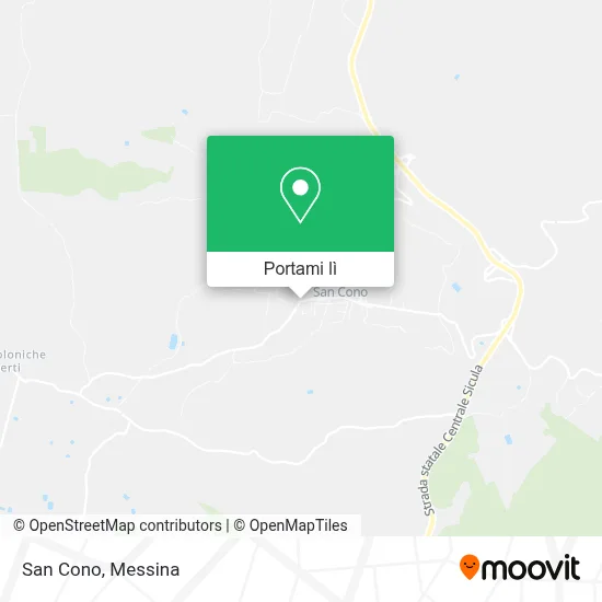 Mappa San Cono