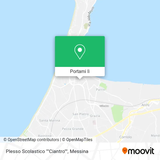 Mappa Plesso Scolastico "Ciantro"