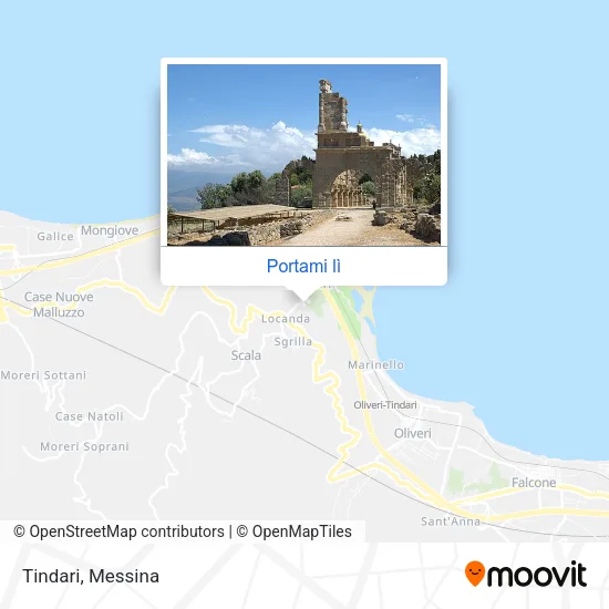 Mappa Tindari