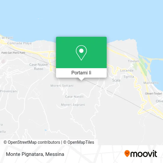 Mappa Monte Pignatara