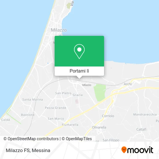 Mappa Milazzo FS