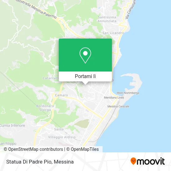 Mappa Statua Di Padre Pio