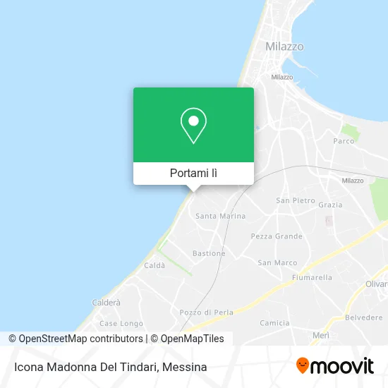 Mappa Icona Madonna Del Tindari