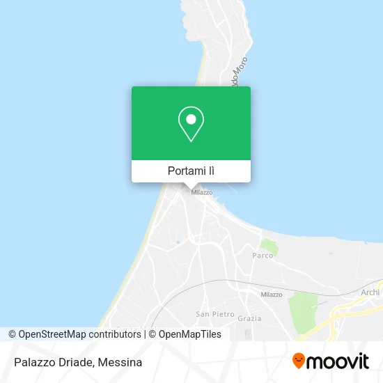 Mappa Palazzo Driade