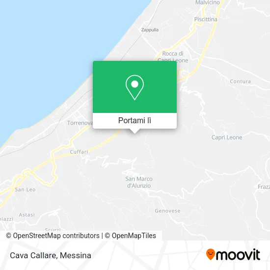 Mappa Cava Callare