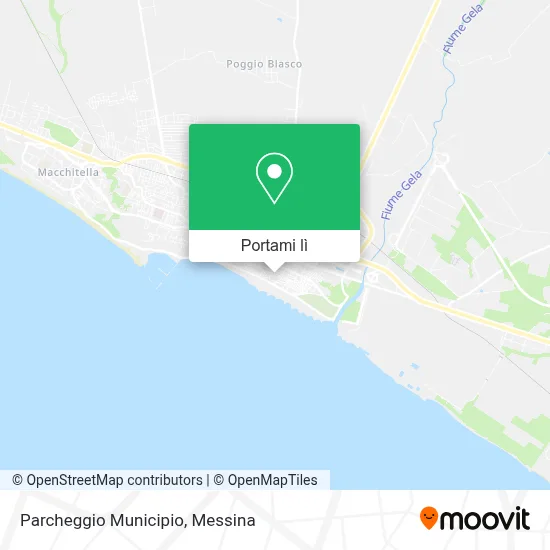 Mappa Parcheggio Municipio