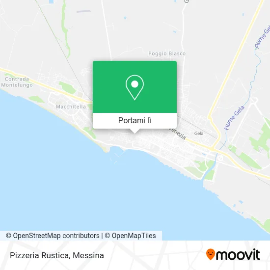 Mappa Pizzeria Rustica