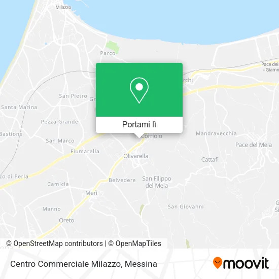 Mappa Centro Commerciale Milazzo