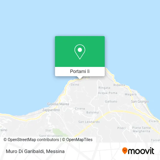 Mappa Muro Di Garibaldi