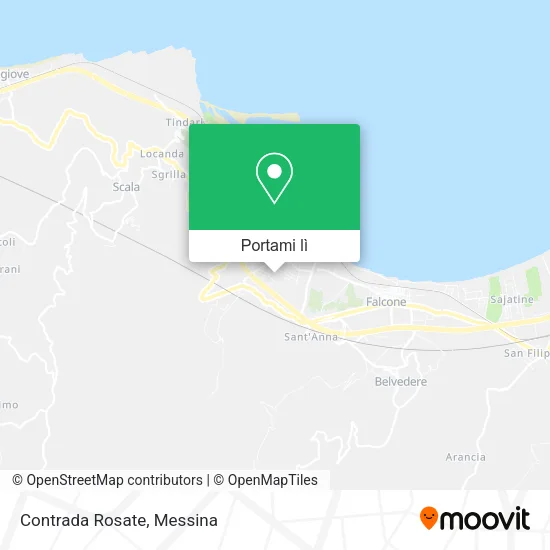 Mappa Contrada Rosate