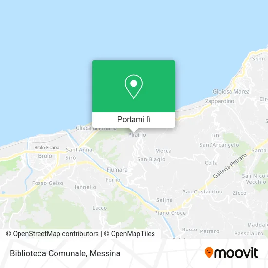 Mappa Biblioteca Comunale