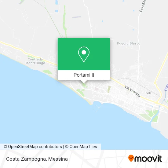 Mappa Costa Zampogna