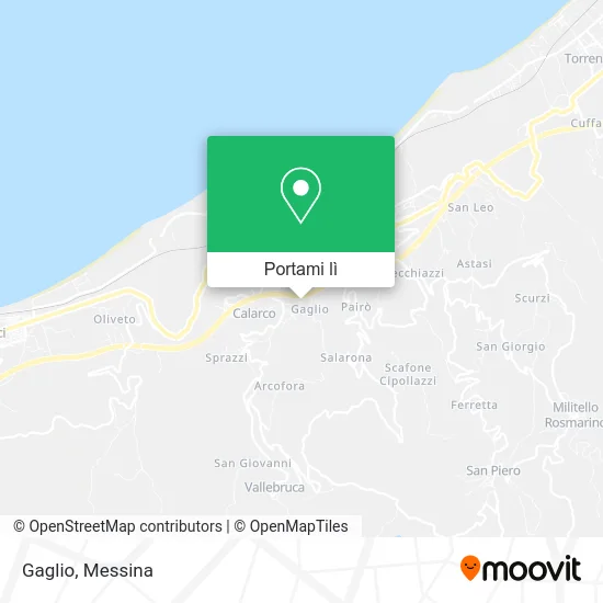 Mappa Gaglio