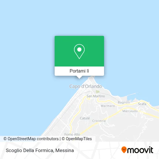 Mappa Scoglio Della Formica