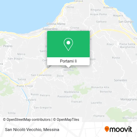 Mappa San Nicolò Vecchio