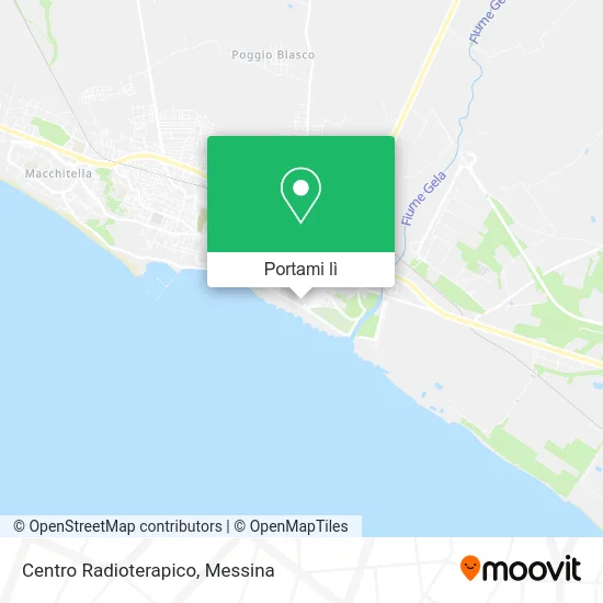 Mappa Centro Radioterapico