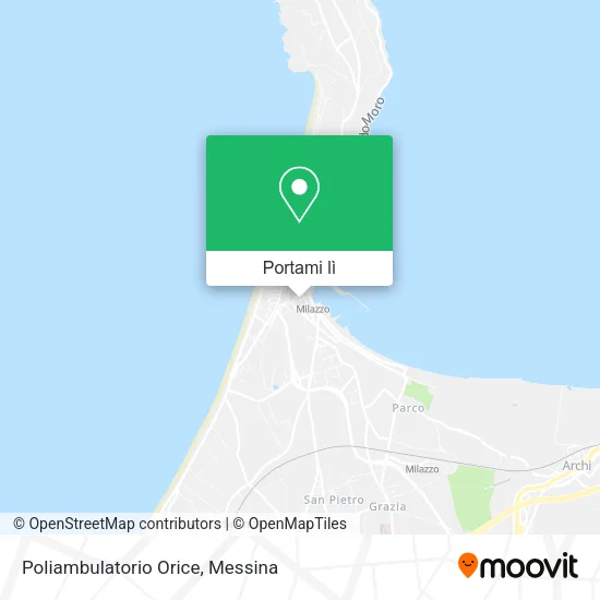 Mappa Poliambulatorio Orice