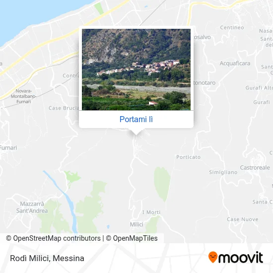 Mappa Rodì Milici