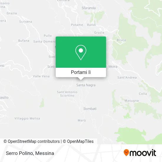 Mappa Serro Polino