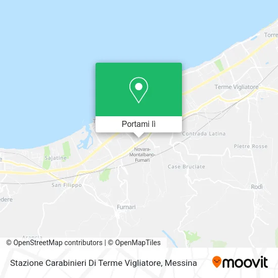 Mappa Stazione Carabinieri Di Terme Vigliatore