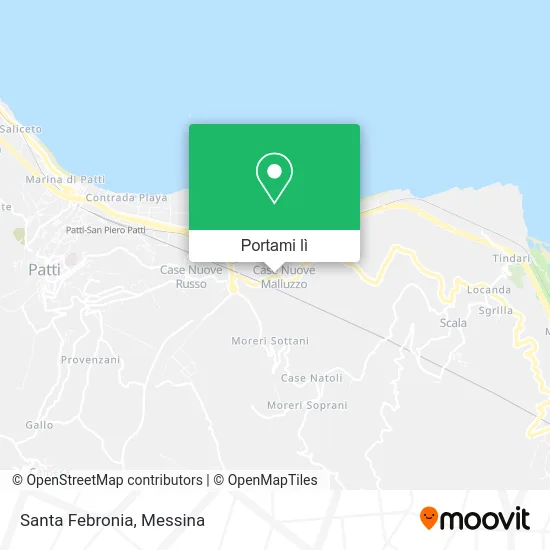 Mappa Santa Febronia