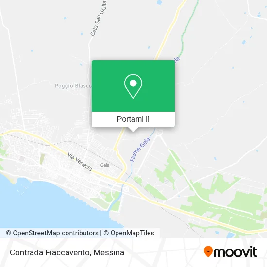 Mappa Contrada Fiaccavento